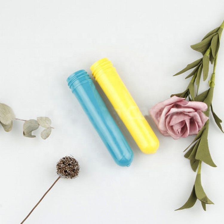Different Sizes Yellow Blue White 24 Mm Pet Cosmetic Bottle Preform for Mineral