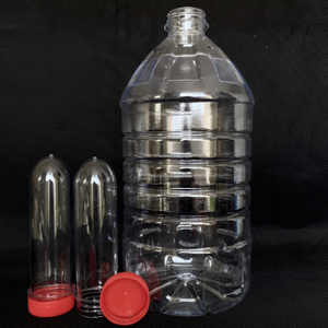 Transparent Cooking Oil Preform 120g Weight with Different Lids And Handles China Supplier Pet Preform for Edible Oil