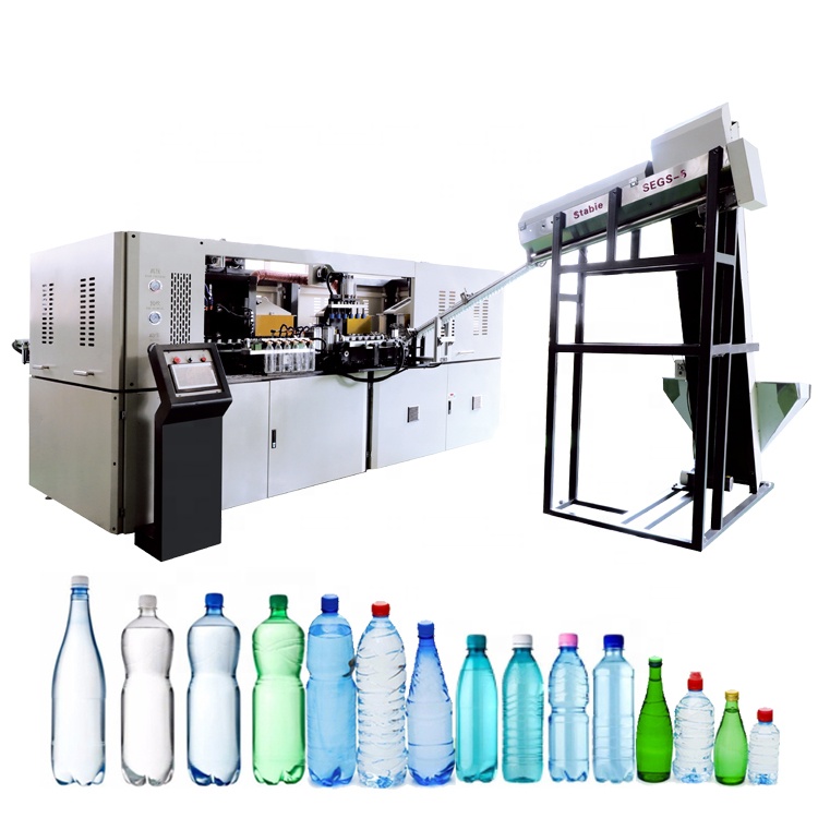 0.6L SE-4/SEGS4 mini automatic plastic pet bottle injection stretch blow molding machine for water beverage bottle