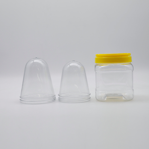Plastic Wide Mouth Jar Pet Plastic Bottle Preform Transparent Can Food Jars Pet Preform 80Mm