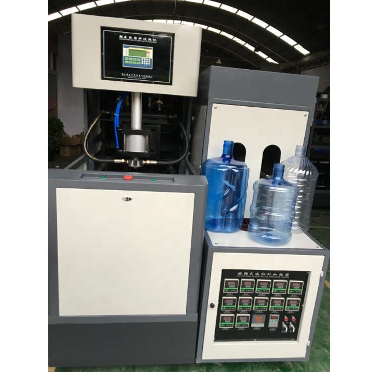 Small 3L Semi Automatic Mineral Water Plastic Bottle Stretch Blow Molding Machine for Plastic Bottle And Food Jar