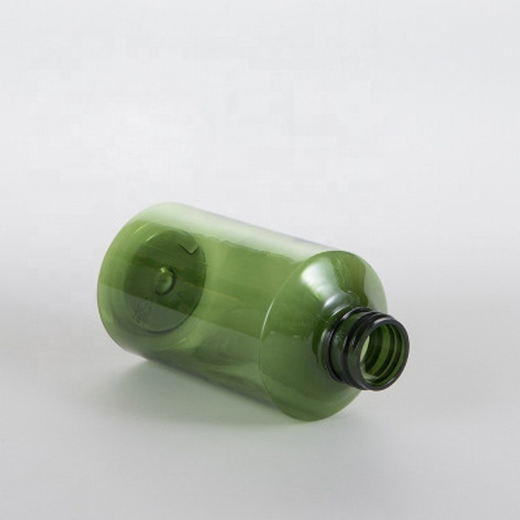 Customized Best Selling Pet Green Cosmetic Bottle Square Small Plastic Bottles