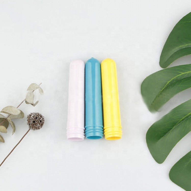 Different Sizes Yellow Blue White 24 Mm Pet Cosmetic Bottle Preform for Mineral