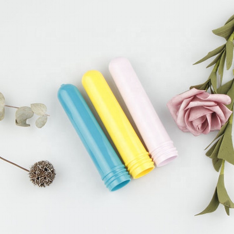 Different Sizes Yellow Blue White 24 Mm Pet Cosmetic Bottle Preform for Mineral